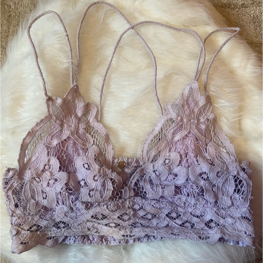 Free People FP One Adella Bralette in Lavender - Size S